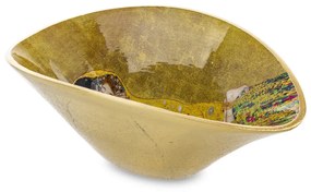 Gustav Klimt tál többszínű fém 8x20x12.5cm