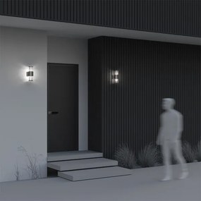 Maytoni O576WL-02GR - Kültéri fali lámpa BRONX 2xE27/60W/230V IP54 antracit