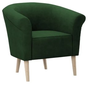 SILDA skandináv stílusú fotel - zöld