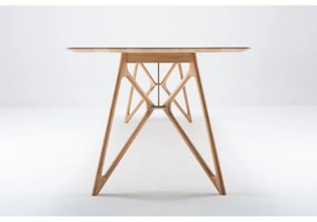 Étkezőasztal tölgyfa asztallappal 240x90 cm Tink - Gazzda