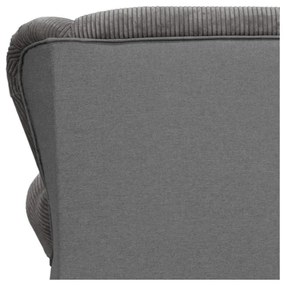 Szürkésbarna kordbársony heverő Lord – Ropez