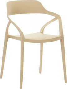 Rakásolható szék, szürkésbarna Taupe, ALFIO