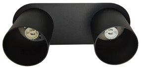 Spotlámpa CREEP 2xGU10/25W/230V fekete