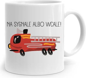 Ajándék Bögre Tűzoltónak Jelzéssel Vagy Hüvelykben, fényképes nyomtatással