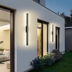 Brilagi - LED kültéri fali lámpa LINEO LED/24W/230V 3000K IP65 fekete