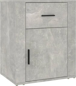 vidaXL betonszürke szerelt fa éjjeliszekrény 50 x 36 x 60 cm