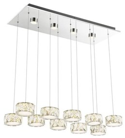 Globo 49350-92H - LED Csillár zsinóron AMUR LED/92W/230V 4000K