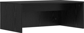 vidaXL Falra szerelhető íróasztal Fekete tölgy 80 x 45 x 30 cm Faanyag