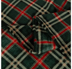 Mikroplüss takaró GLENMOORE, zöld Méret: 160 x 200 cm