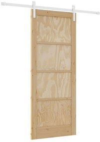 Csúszó Ajtó Természetes és fehér 83 x 202 cm
