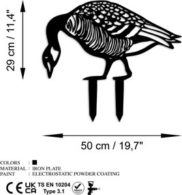 Goose fém kerti dísztárgy, 44×50 cm – TR565TNL1265