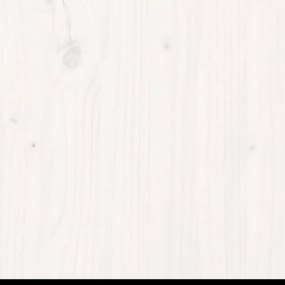 fehér tömör fa ágykeret 75 x 190 cm (Small Single)