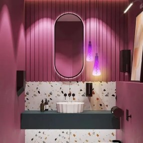 LED Izzó FILAMENT SHAPE T110 E27/5W/230V 1800K lila