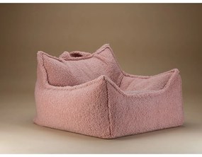 Rózsaszín buklé gyerek babzsákfotel Chair – Wigiwama