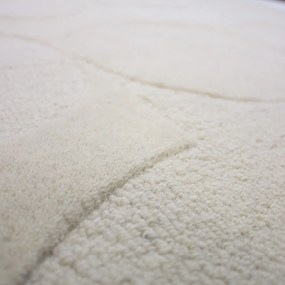 Elefántcsont színű kézi szövésű gyapjú szőnyeg 160x230 cm Gigi – Flair Rugs