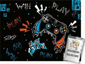 Fotótapéta Flizelina Gyerekek Gaming Játékok Gamepad Kontroller Play 350x250 ragasztó