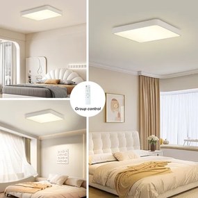 Brilagi - LED dimmelhető lámpa POOL SQUARE LED/48W/230V 3000-6000K 50x50 cm fehér+DO