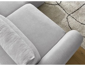 Világosszürke sarokkanapé Aden – Bobochic Paris