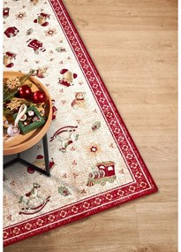 Piros pamutkeverék futószőnyeg karácsonyi mintával 80x200 cm Toy's Delight Red Christmas – Villeroy&amp;Boch