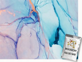 Fotótapéta Flizelina Márvány Modern Akvarell Kék 200x140 ragasztó