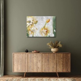 Kép - virágzó kaktuszok, vintage (70x50 cm)