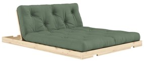 Zöld kinyitható kanapé 145 cm Flip – Karup Design