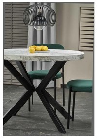 Pildora étkezőasztal, márvány / fekete