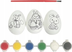 Festő húsvéti tojások festékkel (3 db-os) diy szett gyerekeknek Húsvét