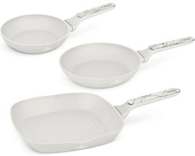 BerlingerHaus Sahara Marble titánbevonatú serpenyő szett, 2+1 db