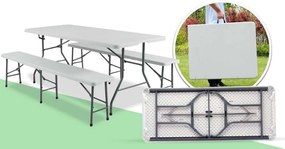 Hordozható sörpad garnitúra