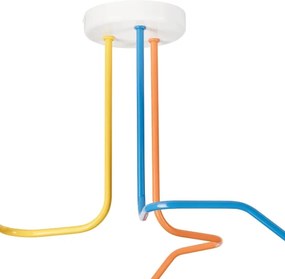 Felületre szerelhető csillár  MATYLDA 3xE27/60W/230V színes