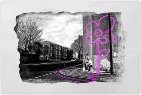 Poszter 60x40 Rózsaszín virág