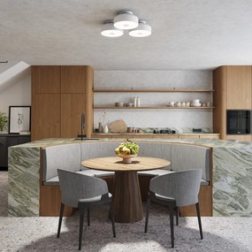 Fehér mennyezeti lámpa Omiq – Sollux