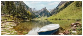 Kép - Seealpsee, svájci tó (120x50 cm)