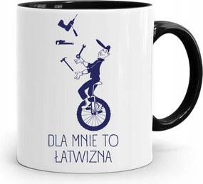 Bögre Fekete Építő Barkács Szakember Ajándék fényképes nyomtatással