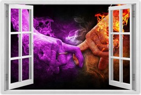 Poszterek 120x80 Szerelmes érintés