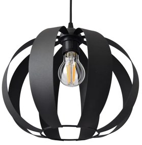 Csillár zsinóron NEWTON 1xE27/15W/230V fekete