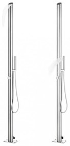 rozsdamentes acél kerti zuhany 220 cm