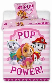 Disney Paw patrol rózsaszín gyerek ágyneműhuzat135x100cm+40x60cm Faro