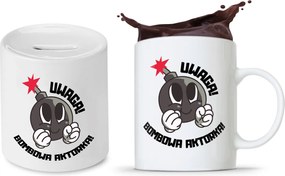 Színész Szett Színésznő Bögre Persely nyomott mintával