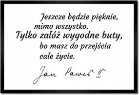 Poszterek keretben 60x40 Idézetek János Pál 2 Második