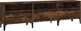 vidaXL füstös tölgy színű szerelt fa TV-szekrény 150 x 30 x 44,5 cm