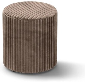 Barna kordbársony puff Dia – Micadoni