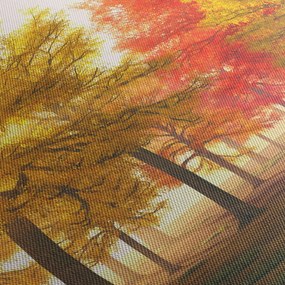 Őszi fák képe (70x50 cm)
