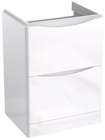 Strama Austin szekrény 58.6x44.6x81.7 cm álló, mosdó alatti fehér 11.102.00