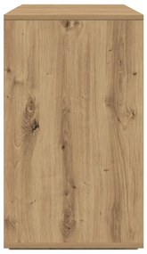 Tölgy Oldalszekrény Művészi tölgy Fa kompozit 135 x 41 x 75 cm