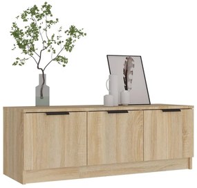 sonoma tölgy színű szerelt fa TV-szekrény 102 x 35 x 36,5 cm