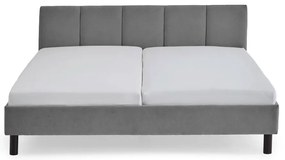 Szürke kárpitozott franciaágy ágyrács nélkül 180x200 cm Joker – Meise Möbel