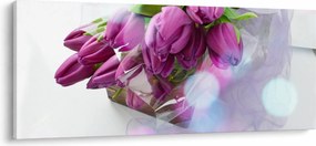 Kép - csokor tulipán (120x50 cm)