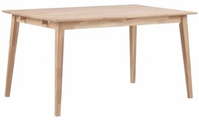 Mimi matt tölgyfa étkezőasztal, 140 x 90 cm - Rowico